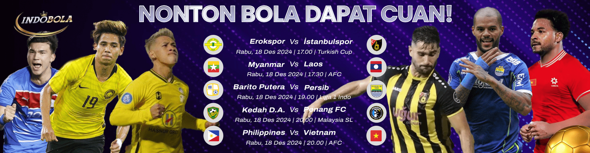 Jadwal bola pekan ini